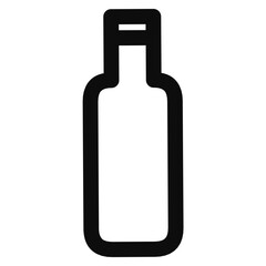 wine bottle vector illustration