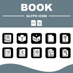 icon book set