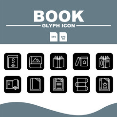 icon book set