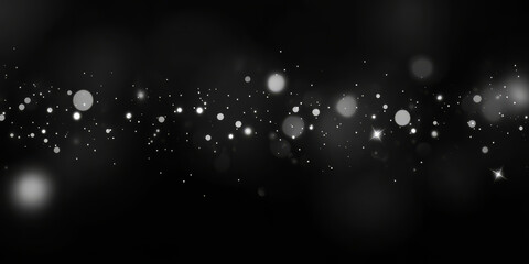 A dark, moody black background with a scattering of diamonds, each reflecting soft glimmers of light. The subtle sparkle creates an aura of mystery and elegance, making it ideal for fashion design,