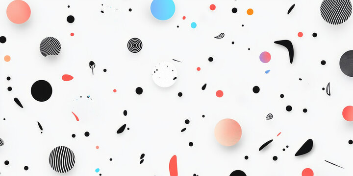 A minimalist white background with abstract, soft geometric patterns scattered in subtle arrangements. This design creates a modern, futuristic effect thatвАЩs perfect for tech-related designs,