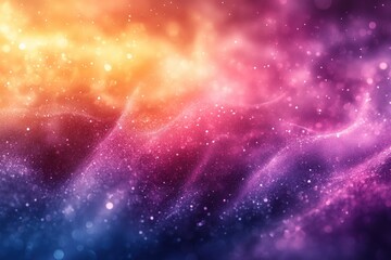 Fototapeta premium Watercolor Abstract Background Pastel Sunset Sky Colors Gradient Purple Yellow Light Bokeh Soft Dreamy Texture