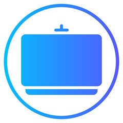 whiteboard gradient icon