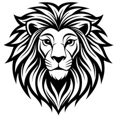 lion head vector illustration