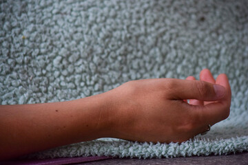 young woman doing yoga