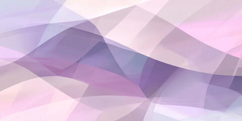 Obraz premium A seamless abstract background featuring geometric shapes in shades of lilac, pastel pink, and soft greys, offering a modern and refined aesthetic with gentle curves and angles.