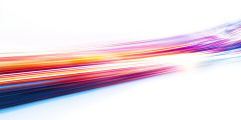 A bright white backdrop with soft, abstract streaks of light flowing horizontally across the surface. This dynamic design evokes a sense of movement and energy, perfect for tech branding, futuristic