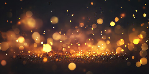 A warm golden glitter texture that shimmers in the light, creating a rich, opulent atmosphere. The golden sparkles add sophistication, making it perfect for luxury product promotions, upscale