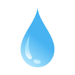 blue water drop element