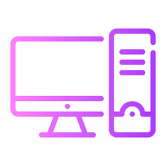 computer gradient icon