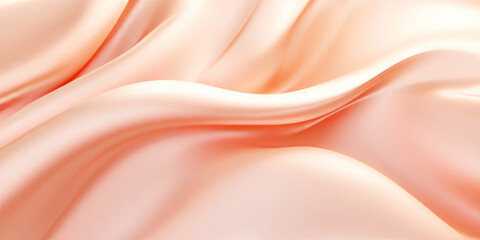 A peach fuzz abstract background with a smooth gradient shifting from soft peach to pale pink, creating a calming, serene visual effect.