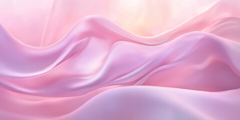 Obraz premium A pastel pink background with soft, swirling clouds and a smooth watercolor effect. The subtle blend of pink tones gives a dreamy, ethereal quality, ideal for beauty branding, spa visuals, or soft