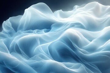 Fototapeta premium Futuristic Abstract Geometry Background with Soft Blue and White Textures for Presentations and Advertising