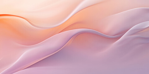 Obraz premium A peach fuzz abstract background with a subtle ombre effect, transitioning from soft peach to light lavender, adding depth and warmth.