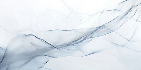 A smooth white background with wispy, delicate lines that form subtle abstract shapes like clouds or mist. This ethereal design adds an air of sophistication and grace, perfect for fashion branding,