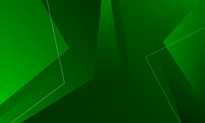Green abstract geometric background. Vector illustration