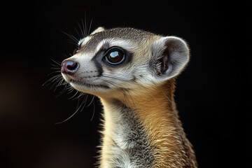 Fototapeta premium portrait of a meerkat