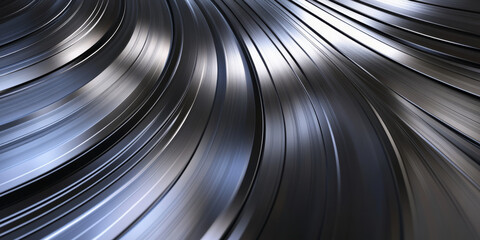 Multi-tone titanium surface with shifting hues of silver, blue, and purple. The iridescent finish and fluid patterns create a dynamic, futuristic vibe, perfect for modern digital designs, cutting-edge