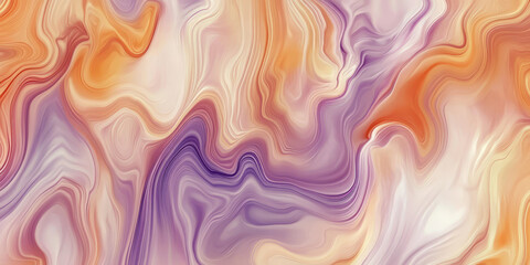 A seamless abstract painting effect with smooth transitions of peach fuzz, burnt orange, and lilac, appearing like a soft oil paint texture.