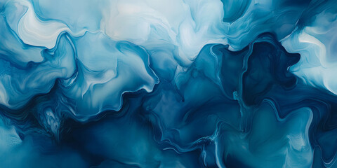 A smooth, deep blue background with soft, organic swirls that give an ethereal, cloud-like feel. The serene design is ideal for wellness websites, spa branding, or peaceful digital content.