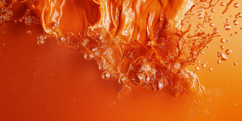 A vibrant pumpkin orange background with abstract streaks and textures that evoke a sense of warmth and excitement. Ideal for fall-themed designs, harvest visuals, or seasonal branding.