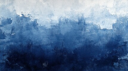 Obraz premium Abstract watercolor painting, cool tones, gradient, background