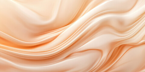 Obraz premium A peach fuzz abstract background with gentle, cloud-like forms, where light peach tones swirl together, mimicking the softness of a fuzzy peach skin.