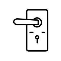 Door Handle Lock Icon
