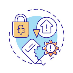 Breach Broken GDPR Icon