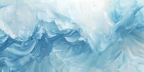 A soft blue background with delicate strokes resembling watercolor, blending in and out to create an organic, textured feel. Ideal for artistic portfolio websites, abstract art projects, or gentle