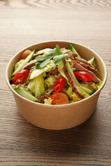 Salad with meat