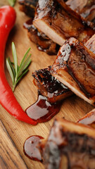 grilled pork ribs