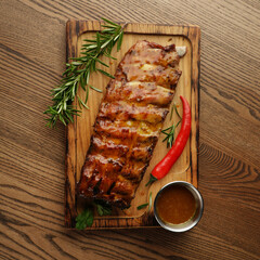 grilled pork ribs