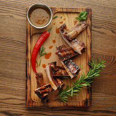 grilled pork ribs