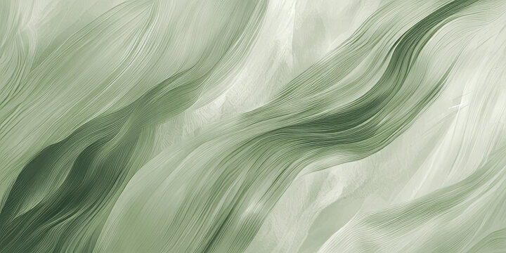A soft sage green background with abstract, flowing brushstrokes that create a soothing and peaceful atmosphere. The soft texture and neutral color palette are ideal for wellness campaigns,
