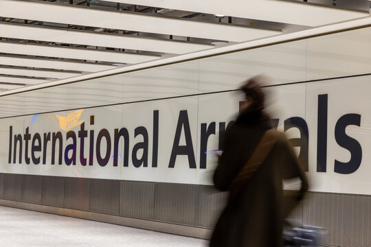 International Arrivals at Heathrow Airport, London, England, Great Britain, Europe
