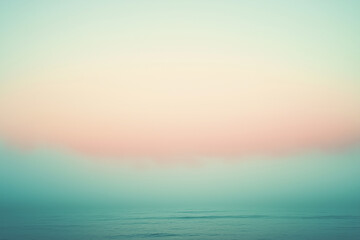 Fototapeta premium Vibrant sunset over sea