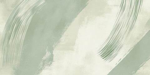 A soft sage green background with abstract, flowing brushstrokes that create a soothing and peaceful atmosphere. The soft texture and neutral color palette are ideal for wellness campaigns,