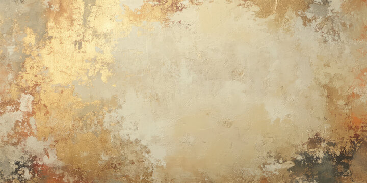 Tarnished gold background with uneven, weathered surface and faded textures. The vintage finish creates a rich, antiquated look, perfect for historical or luxury branding that evokes elegance and