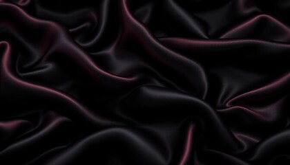 Obraz premium Mysterious Dark Fabric with Subtle Color Play and Luxurious Texture