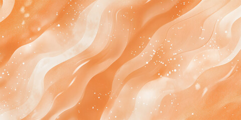 A sunset orange background with soft, flowing patterns of light and abstract shapes blending together. This warm and calming background is perfect for spa visuals, wellness branding, or serene web