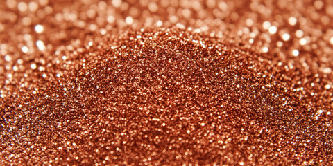A sparkling copper glitter texture, with a rich, earthy shimmer. The warm metallic glow is perfect for vintage designs, fall event promotions, or artisanal product branding.
