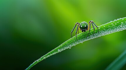 Naklejka premium Captivating Long Exposure Spider Web Shots for Photography Enthusiasts Wildlife Nature Stock Photos