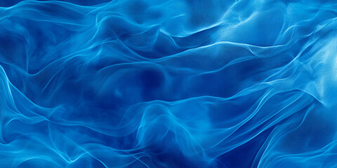 Obraz premium A royal blue background with faint, abstract lines and shapes that resemble waves or flowing liquid. This flowing design evokes a sense of movement, perfect for branding related to water, health, or