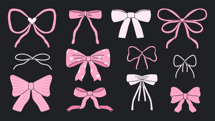Trendy bows set