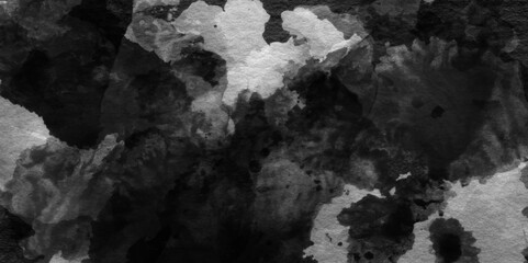 white gray texture abstract ink splashes of watercolor background, black and white background texture of watercolor marble painted surface, Watercolor marble painting white paper texture.