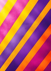 Abstract Geometric Design With Purple and Yellow Elements in a Retro Illustration