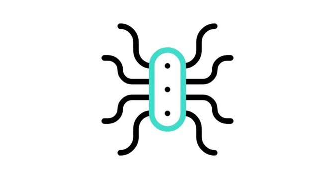 vector illustration of a fishing rod