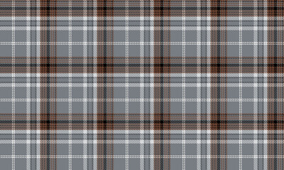 Seamless plaid, gray, brown, white, black, elegant and stylish, suitable for designing clothes, skirts and pants, giving it a delicate and unique look.