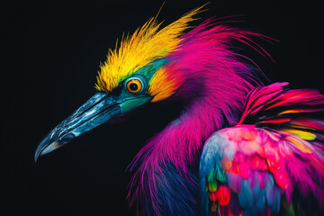 Fototapeta premium A vibrant bird